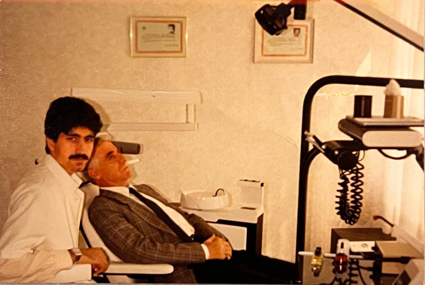 Kliniğimizin ilk hastası · Ömer'in babası