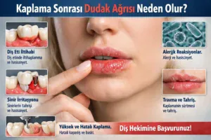 Kaplama Sonrası Dudak Ağrısı Neden Olur?