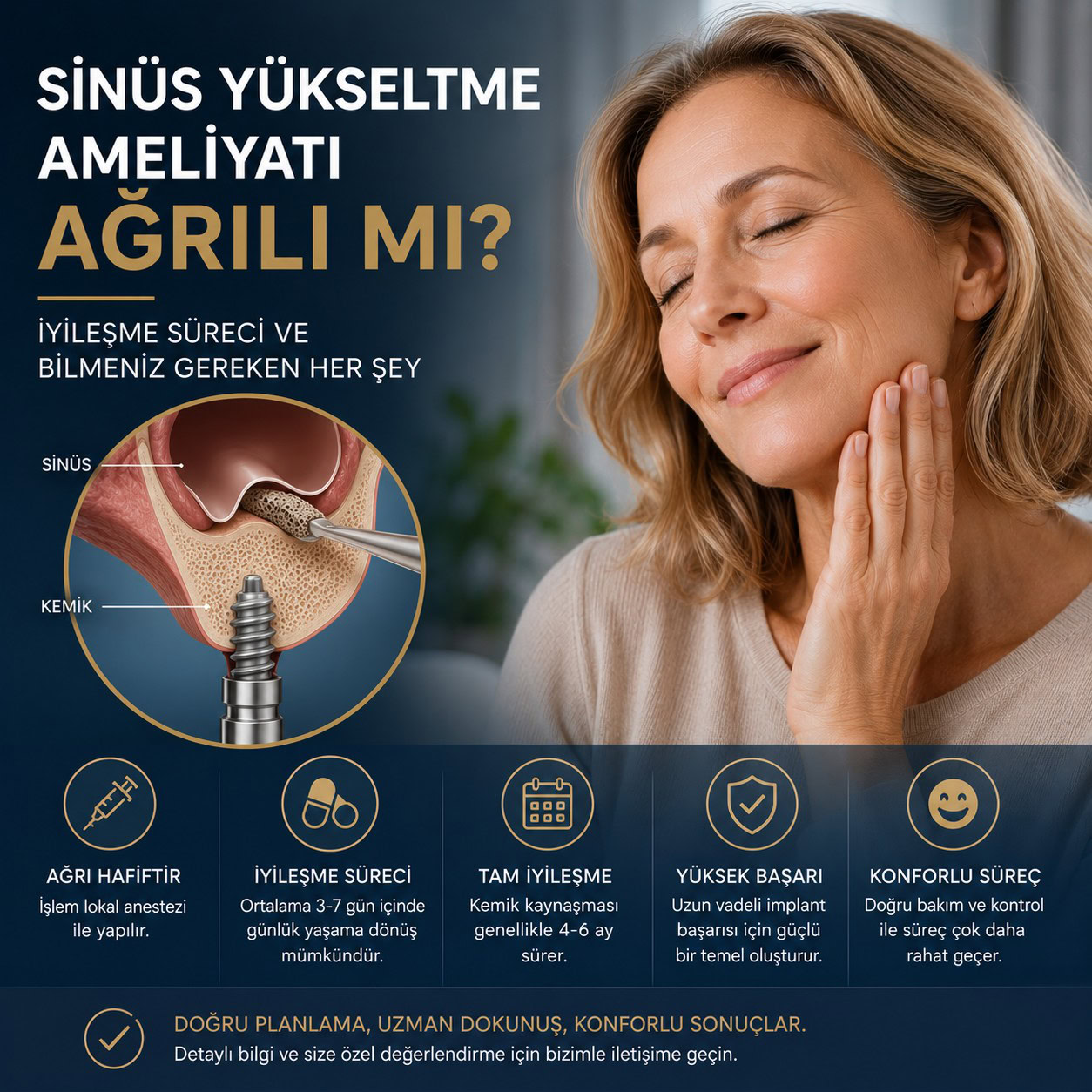 Sinüs Yükseltme Ameliyatı Ağrılı mı?