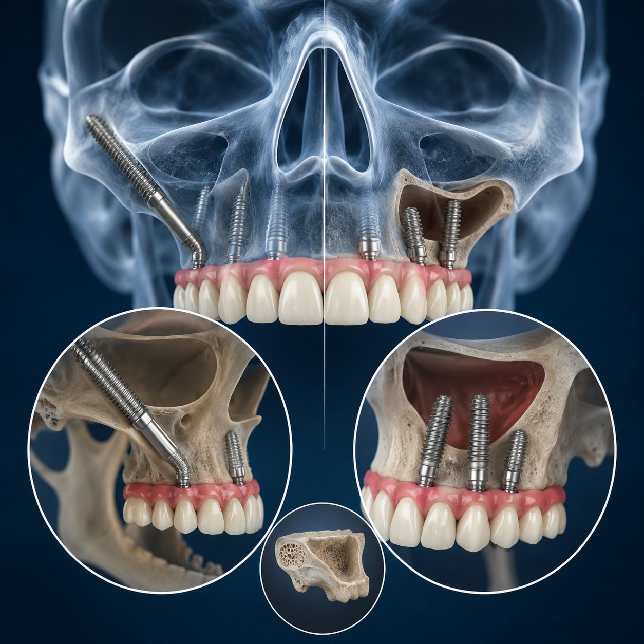 Pterygoid ve Zigomatik İmplantlar